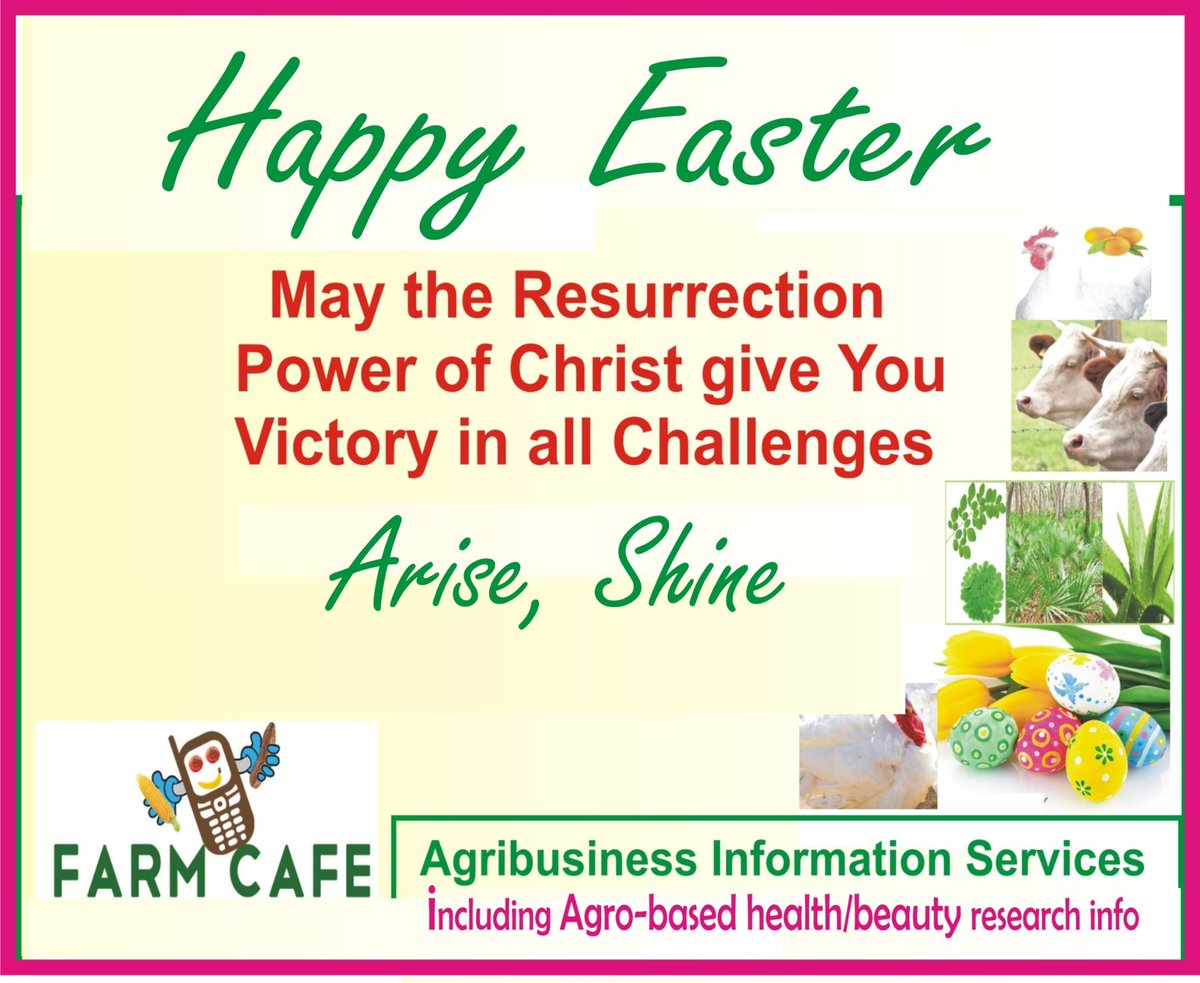 FarmCafe's tweet image. From Farm Cafe to you...

#Easter #Eastergreeting #FarmCafe #FarmCafeEastergreetings #greetingsfromFarmCafe
