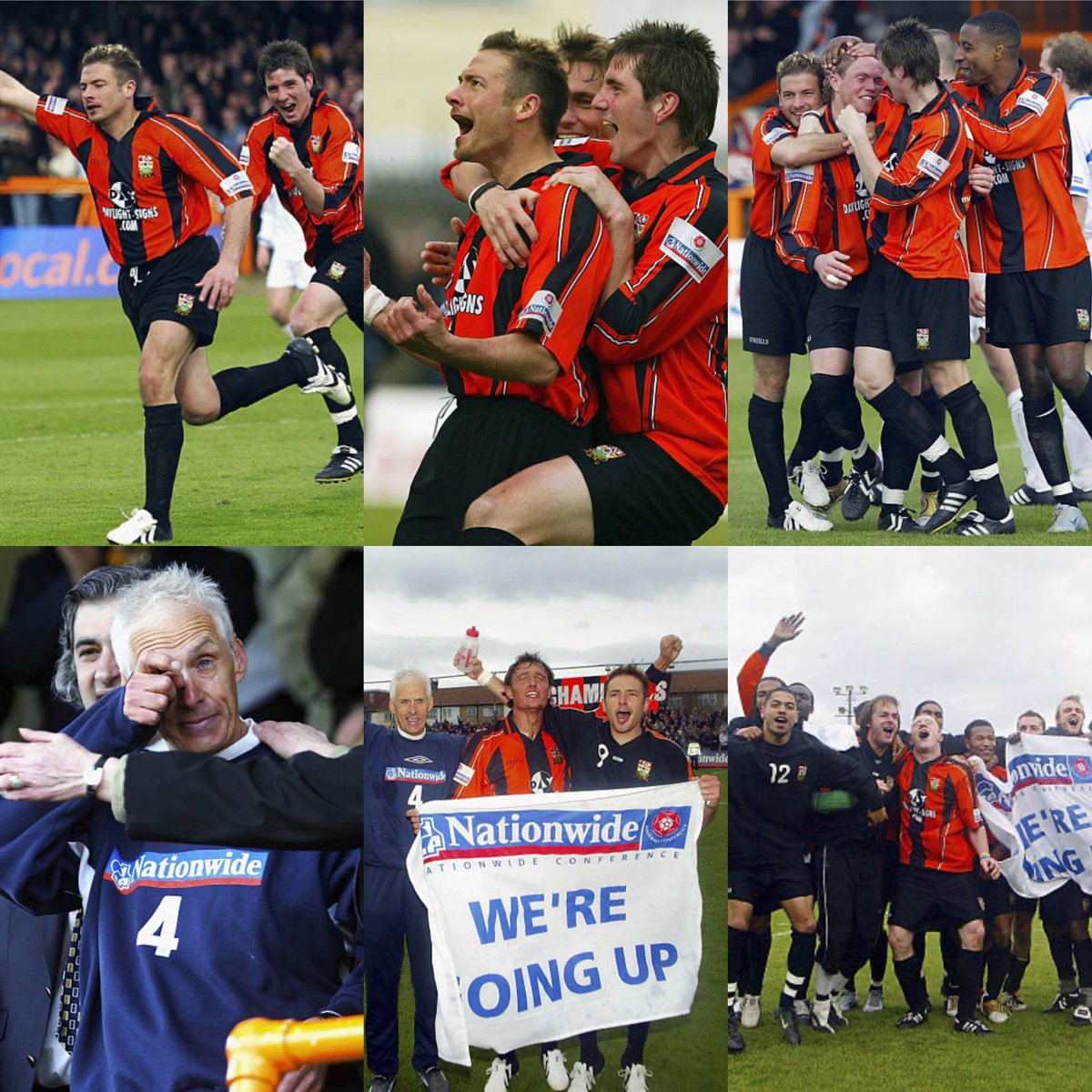 Downhill2ndHalf's tweet photo. ON THIS DAY - 2005

18 years ago today, Barnet were crowned Conference Champions for the second time. A season of total dominance rounded off with a special afternoon at Underhill, as we beat Halifax Town 3-1.

@ggraz2309 @s_kingy05 @ScottyTee27 @Goreygk1 @strevs12 @NickyBailey10 https://t.co/mJsa927RiB