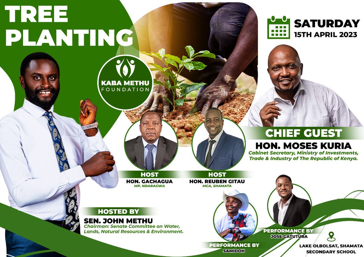 Karasinga3's tweet photo. Tree for hope . let's use this rains now by growing Tree for our benefits. .
@NyandaruaCG018 @Dedankm @rigathi @HonMoses_Kuria @senjohnmethu @evakimathi @HonJohnMuchiri
@MuriraKinoti #Goinggreen #Treeforwater #dkfenvironmentteam https://t.co/LOVlC7WjOU