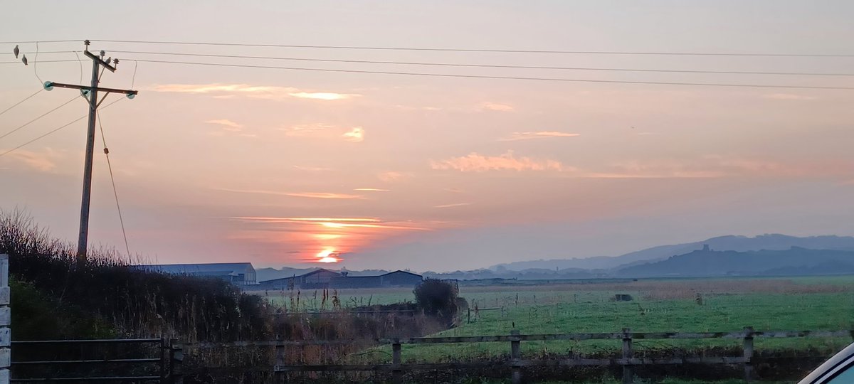 The view this morning as we gathered to celebrate Easter at sunrise. We have been celebrating the hope that is found in Jesus. Happy Easter. <a href="/BathWells/">Diocese of Bath & Wells</a> @berrow_school <a href="/churchofengland/">The Church of England</a> <a href="/CoastalChurches/">St Mary's Berrow and St Bridget's Brean</a>