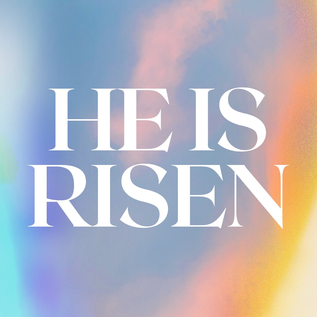 He is not here, for HE IS RISEN! 🙌