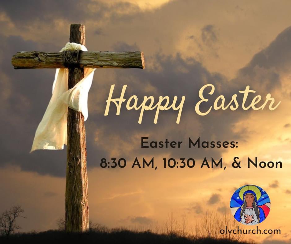 olvpoconos's tweet photo. Happy Easter! #Catholic #Easter #parishlife https://t.co/48zozcKwwa