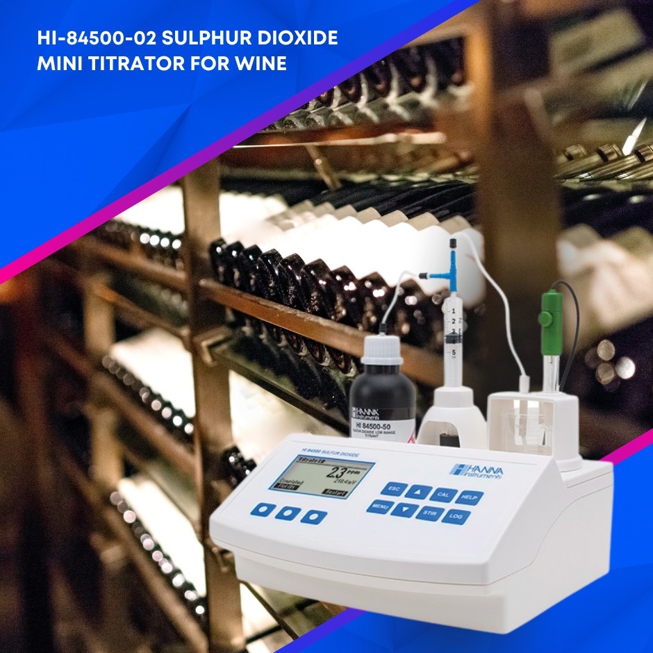 HannaUKWinery's tweet image. 🍷 The HI-84500 is designed specifically for the wine industry to measure the sulphur dioxide (SO2) of wine by using the Ripper Method. 

For more details on this meter click here: hubs.la/Q01K9Qrg0...
#hannainstruments #wineanalysis #labequipment #winery #wine #winelover