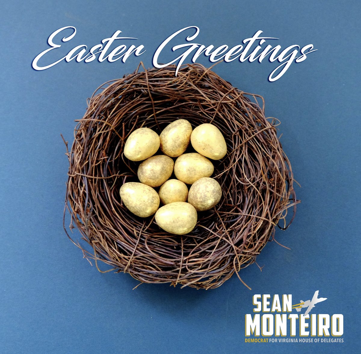 SeanforVirginia's tweet photo. Wishing each one of you and your familes a wonderful Easter! #SeanforVirginia #ChangetheNarrative #VirginiaFORWARD https://t.co/oAbuK3P5I3