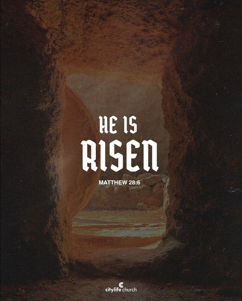 He is Risen!
Today believers and churches around the world will have the opportunity to share the Gospel with countless people in need of  hope, I pray we share the story of JESUS with boldness, clarity and compassion.  ✝️ = ❤️
#jesus #heisrisen #jesusistheanswer