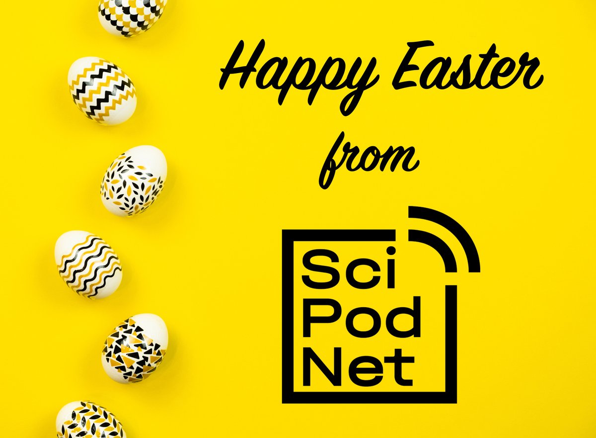 Happy Easter SciPodNet listeners! 🐰🍫🥚  

We hope you're having a wonderful weekend with lots of chocolate and time spent with loved ones ✨