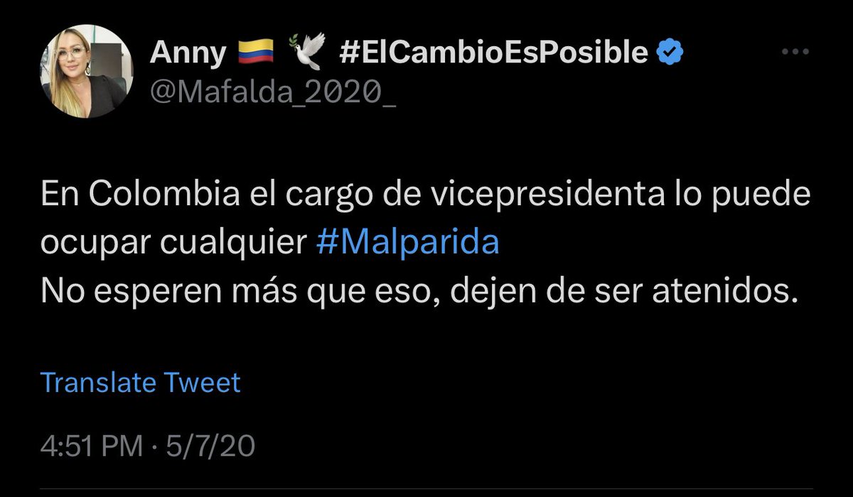 1VeronicaBotero's tweet photo. Tiene razón @adrianaruizh: https://t.co/J4DZ18ktlt
