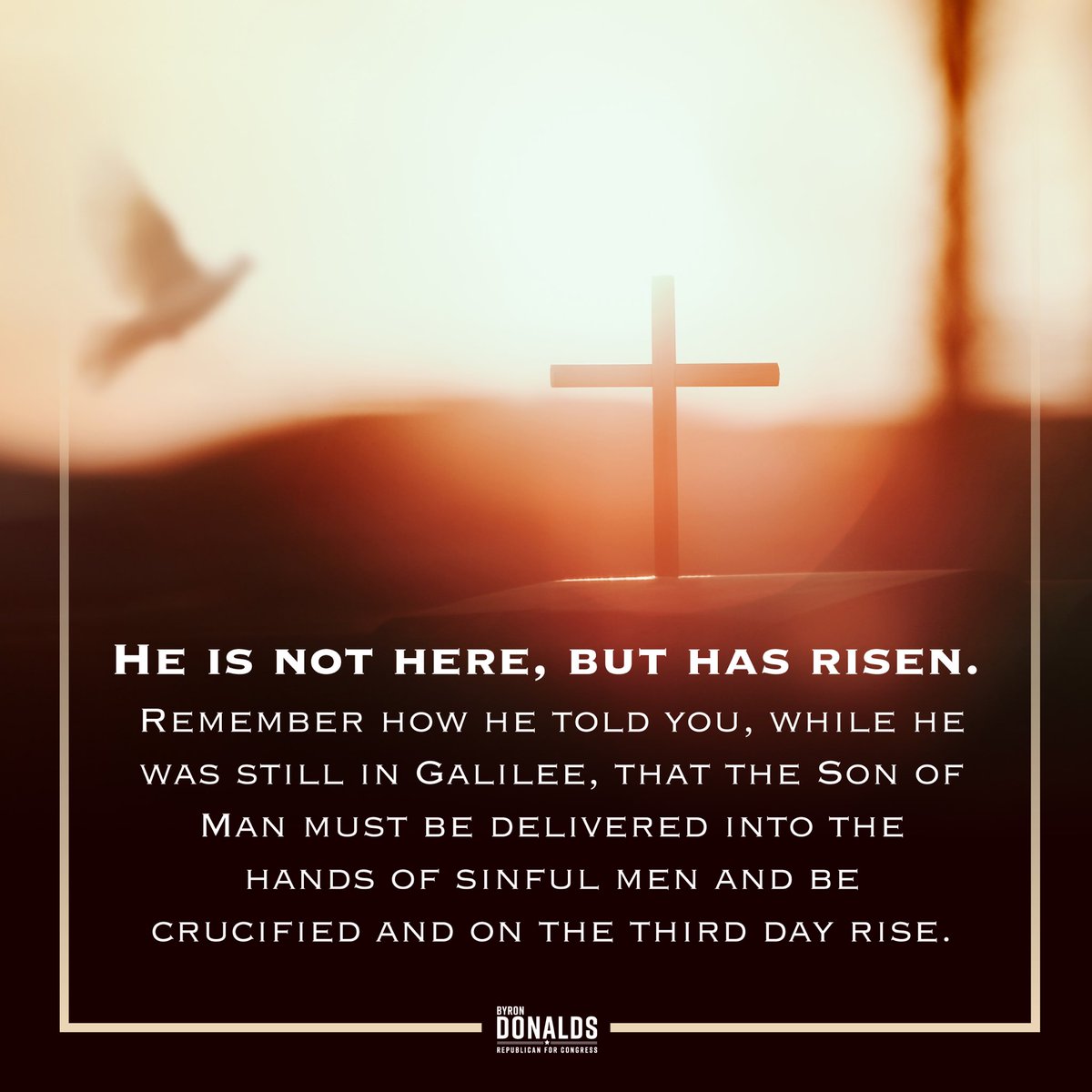 He is risen! Wishing you and your family a wonderful Easter.