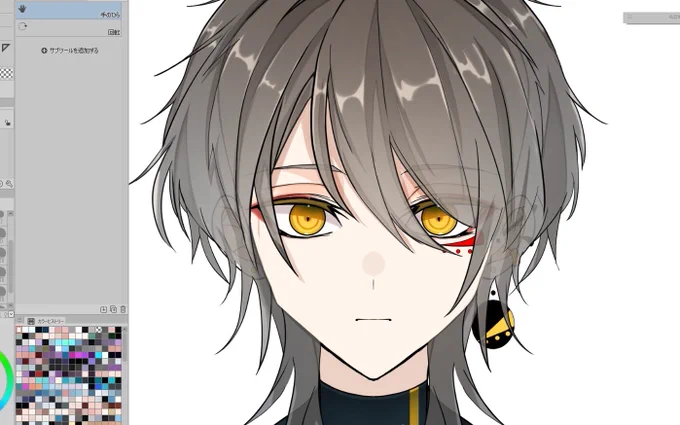 ちなみに、これは趣味で描いてるVくんです お顔が良いので、見て欲しいです 