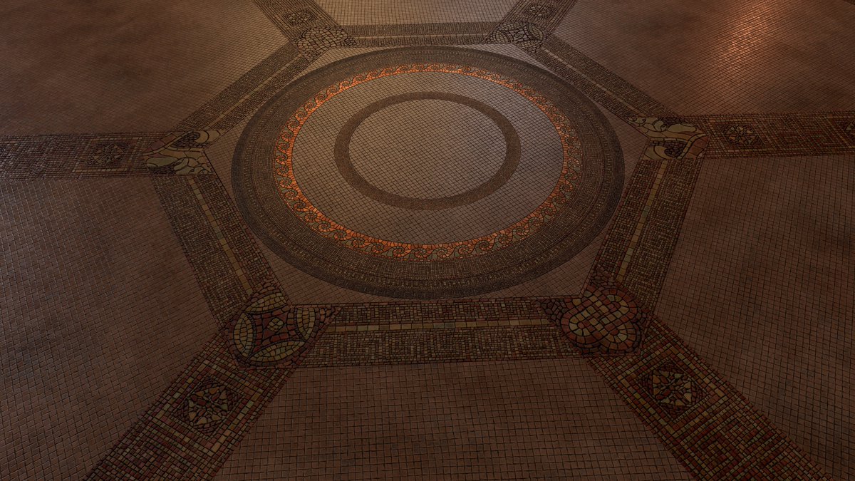 livethe3ddream's tweet photo. サブスタンスデザイナーでモザイクテクスチャー作成。
Mosaic Trim texture made entirely in #Substance3D Designer.
#MadeWithSubstance #Substance3dDesigner https://t.co/jmremgNRvZ