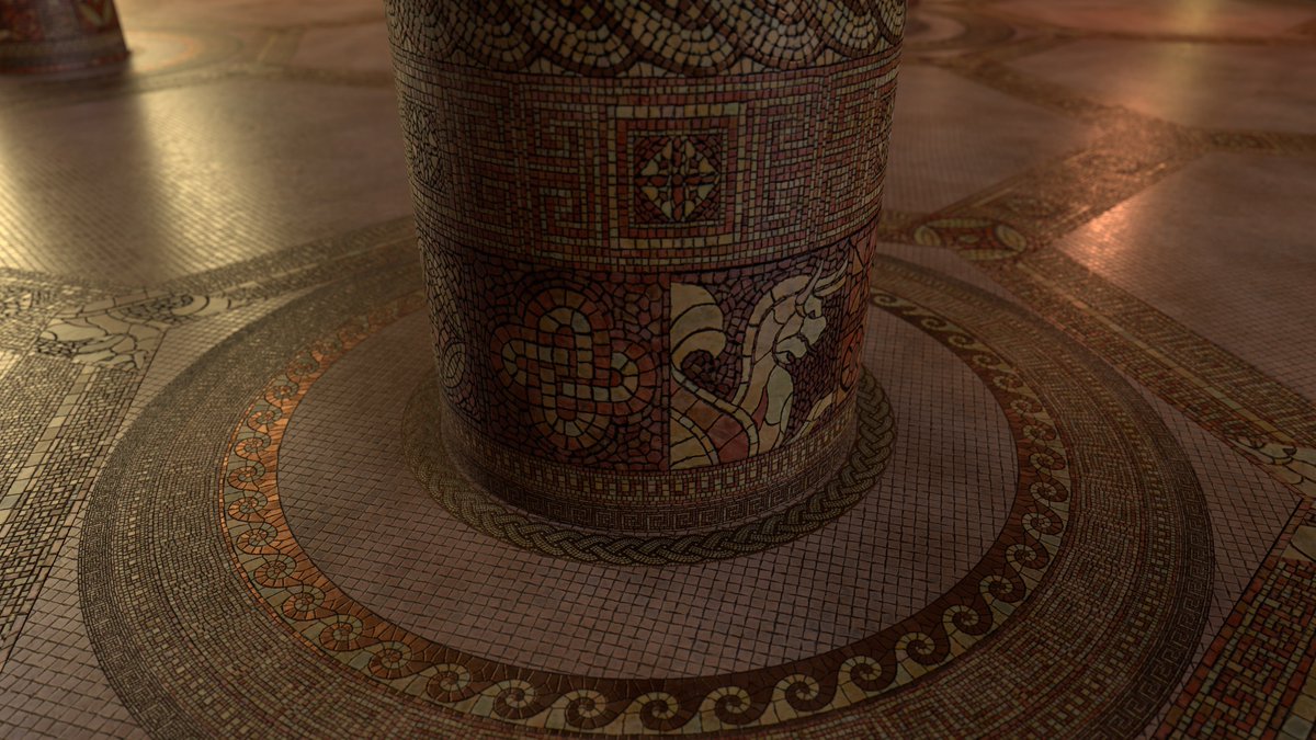livethe3ddream's tweet photo. サブスタンスデザイナーでモザイクテクスチャー作成。
Mosaic Trim texture made entirely in #Substance3D Designer.
#MadeWithSubstance #Substance3dDesigner https://t.co/jmremgNRvZ