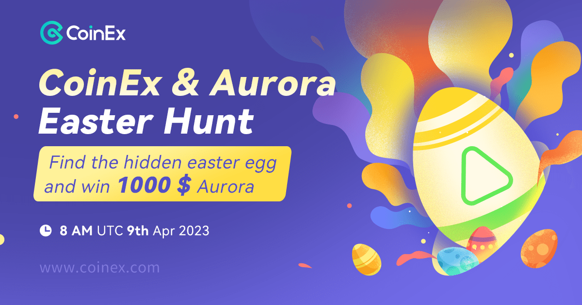 🐣 CoinEx &amp; <a href="/auroraisnear/">Aurora</a> Easter Hunt 🌷

Find the Hidden Easter Egg and win 1000 $Aurora!💰 

🥚Follow <a href="/coinexcom/">CoinEx Global</a> &amp; RT
🥚Join reddit.com/r/auroraisnear
📲 Capture and the Easter Egg screenshot(Aurora logo) and submit on CoinEx TG!

Join here 👉 gleam.io/1DXHQ/coinex-a…

#CoinEx