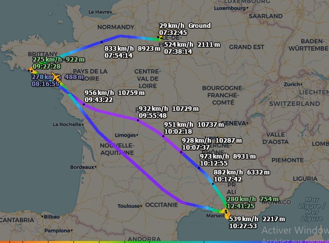realmarcel1's tweet photo. Quelques minutes après avoir parlé à la télé à Marseille où il tenait absolument à être accompagné des caméras devant les décombres, ce que la mairie a heureusement refusé, Darmanin était déjà dans son avion pour finir son week-end à Lorient…
Via @dmriviere https://t.co/3bwlDATRkr