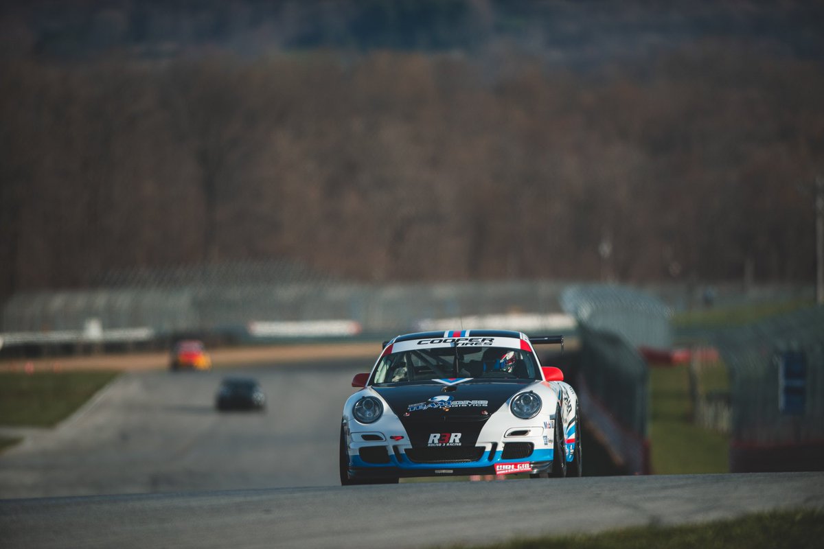 SarahMRacing's tweet photo. How about that new racecar?! 😍
The green flag JUST waved for this morning’s race! Excited to have that Team One Logistics logo on the hood of this @round3racing #porscheGT3!
#JoinBellGoFast #ShiftUpNow #Round3Racing #Coopertire #SarahMontgomery #Senditlikesarah https://t.co/bdO9CqvojS