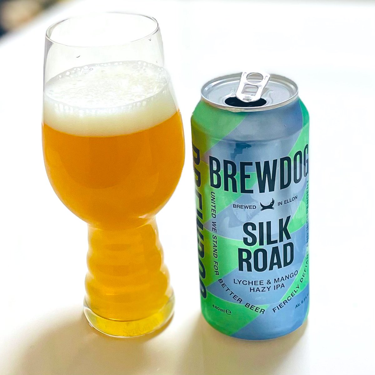MatsucocoJ's tweet photo. ブリュードッグ
SILK ROAD
HAZY IPA

#東京卍クラフトビール部
#IPA好き
#おうちDEビール https://t.co/JI2W1zBbAx