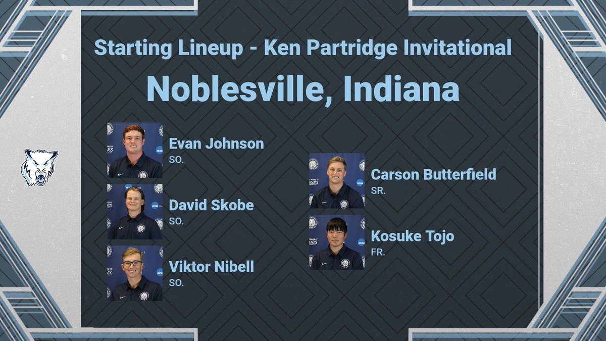 Happy Easter 🐰🐣 Starting lineup for the Ken Partridge Invitational! follow along on Golfstat starting at 9:39 to see how the men are doing!