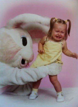Same, girl. Same! The bunnies creep me out!

Happy Easter to those who celebrate!

#HappyEaster2023 #scarierthanclowns #nothankyou #wedontknowwhoisinthere