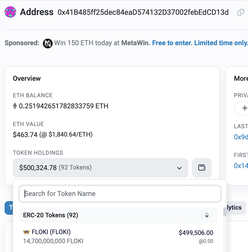 Welcome to $GM, $FLOKI whale 🐕🐶