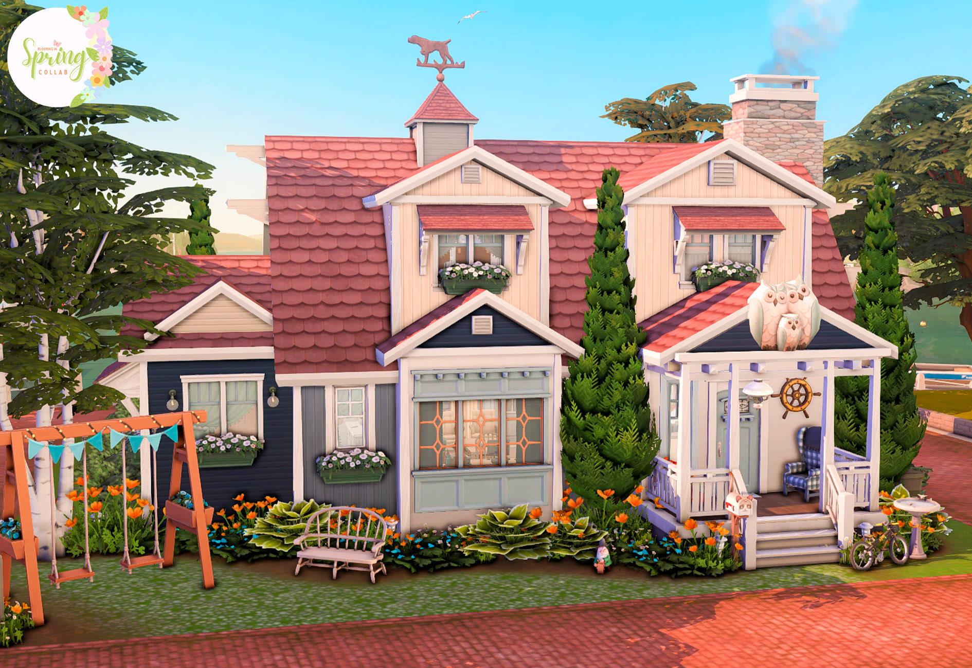 plummysims | elfathiera 🇮🇩 on Twitter: "Bayside family home for # ...