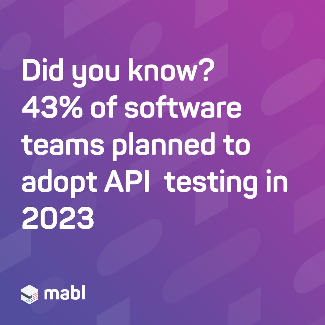 mablhq's tweet image. The fastest way to start API testing? Importing Postman Collections into mabl. Get started: okt.to/I2e4Dy 
#API #TestAutomation #TestAutomationStrategy #SoftwareTesting