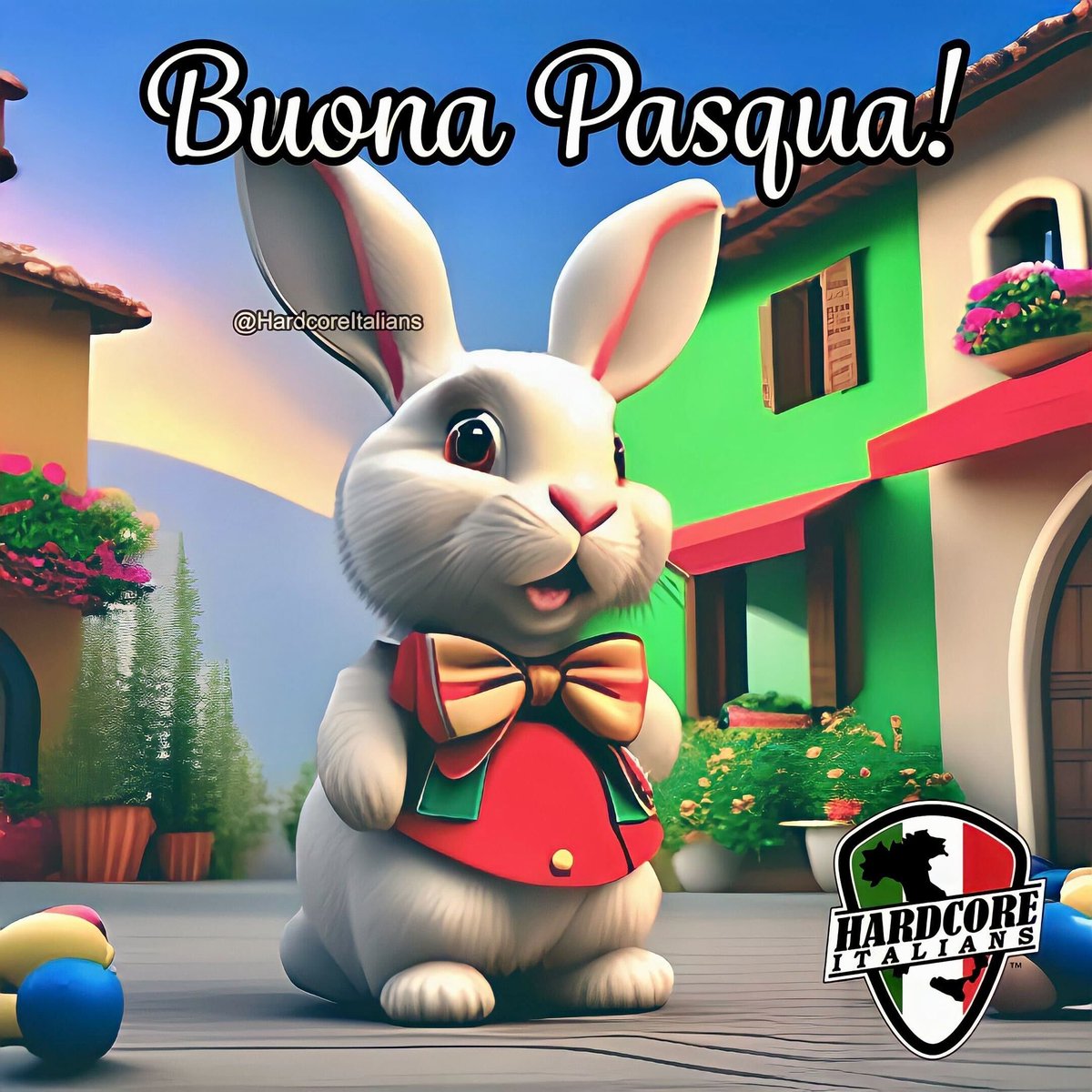 HardcoreItalian's tweet image. Buona Pasquale! Wishing you a joyful and blessed Easter filled with love, peace, and hope. 🙏❤️