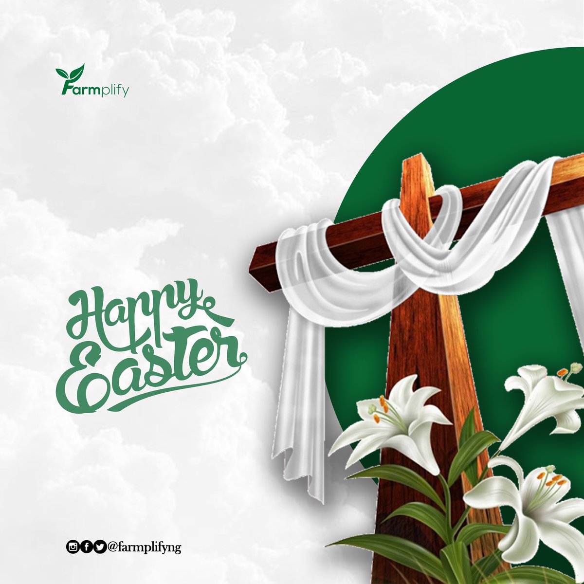 Farmplifyng's tweet photo. Wishing all our families and friends a Blessed and Happy Easter Sunday🤗✨.
#farmplify #easter #jesus #sacrifice #love #salvation #hope #joy #peace #god #eastersunday #resurrection https://t.co/qdVXtT7U9h