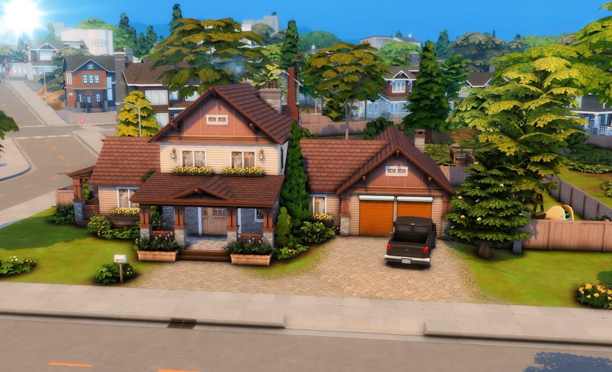 natgamingxo's tweet photo. Craftsman Family House🌳

I built this house in San Sequoia using only base game and #TheSims4GrowingTogether 🙌🏻

Gallery ID: natgamingxo

#TheSims4 #thesims4builds #ShowUsYourBuilds @TheSims #simspiration https://t.co/7J5oLfGGxQ