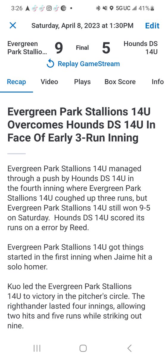 Stallions14U's tweet photo. The girls took 3 today in Elmhurst!
  Hit .468 with 5 HR !
@MattMeierkort 
@IsabellaT_7 
@Stallions17_ 
@Maliakuo27 
@MckenzieCerceo 
@iiHailey_Thomas 
@MaddieDundee 
@NIUSoftball @bendinelli_mia 
@Sarahmc514 
@CoastRecruits 
@Mike29695324 
@TeflonSoftball https://t.co/J0EMRkxDsT