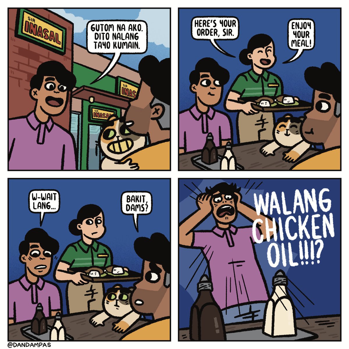 GUMO HOME NA LANG PAG WALA YUNG CHICKEN OIL 😤 