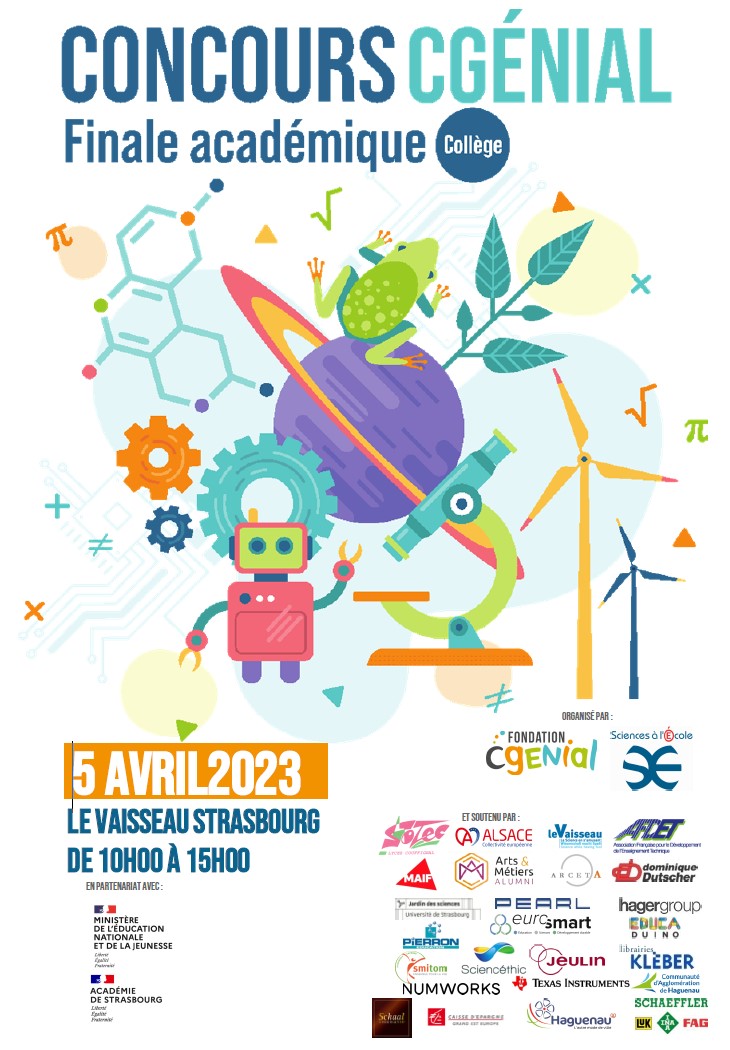 Arisal.org : le site d'information des Ingénieurs en Alsace vous propose l'article suivant : arisal.org/2023/04/07/con… 

<a href="/Fond_CGenial/">Fondation CGénial</a> <a href="/acstrasbourg/">Académie Strasbourg</a>