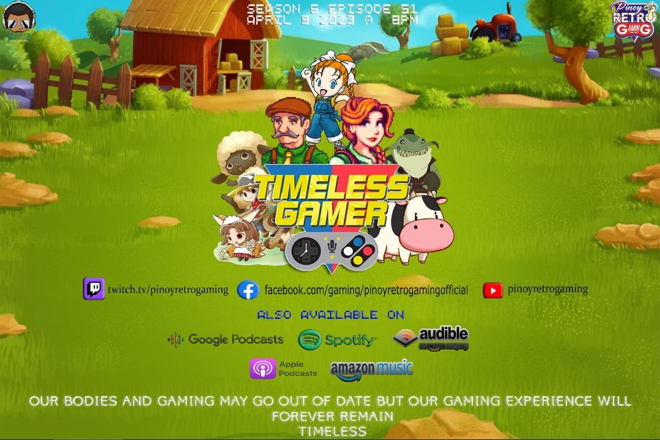 EnslinPorter's tweet photo. Check out the #TimelessGamer podcast (in English) on Farming Simulation games. Live right now! 😁
https://t.co/HTK1xOCaja
https://t.co/zVrYSWyK3b
https://t.co/CjJJ4KWoZk
#PRG #PinoyRetroGaming #FarmingSim #HarvestMoon #StoryOfSeasons #AnimalCrossing #Harvestella #StardewValley https://t.co/YJ8dM8NTr3
