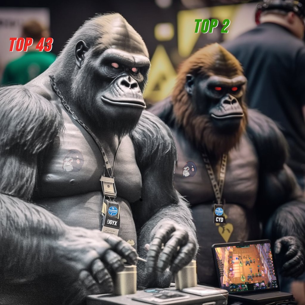 [<a href="/GamersAssembly/">Gamers Assembly</a>]

Phase 1 :

🦍- <a href="/cydrillI/">Cydrill</a> - Top 2 ✅
🦍- <a href="/JoyxJonathan/">Joyx</a> - Top 43 ❌

EN ROUTE VERS LA PHASE 2 LE C ! 🫶