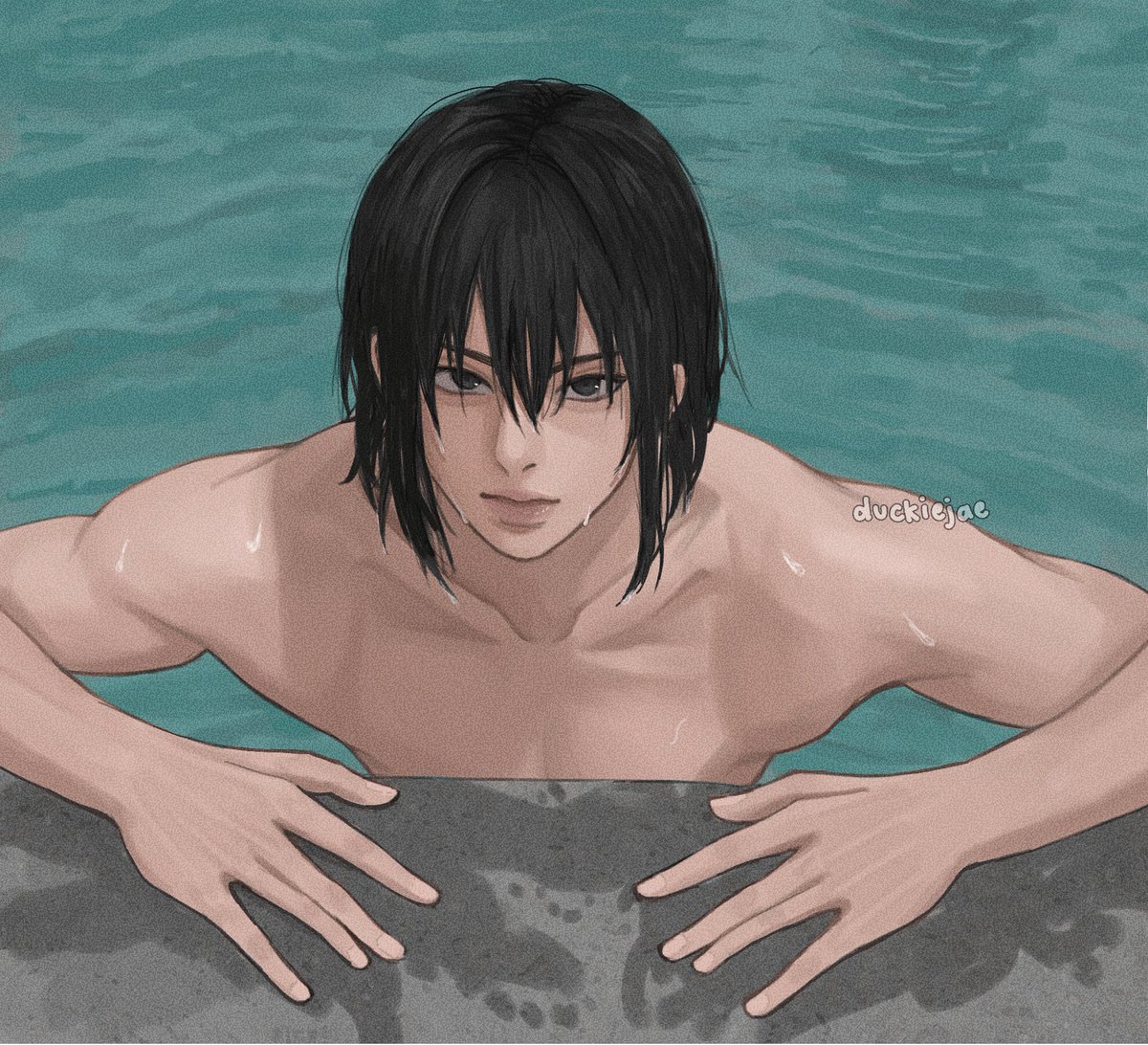 JEY14J's tweet photo. swim #akihayakawa  #chainsawman  #チェンソーマン https://t.co/7AlhZOGq6u