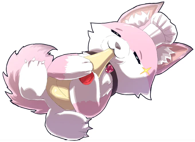 マヨを吸う助手くん#こよりの助手くん 