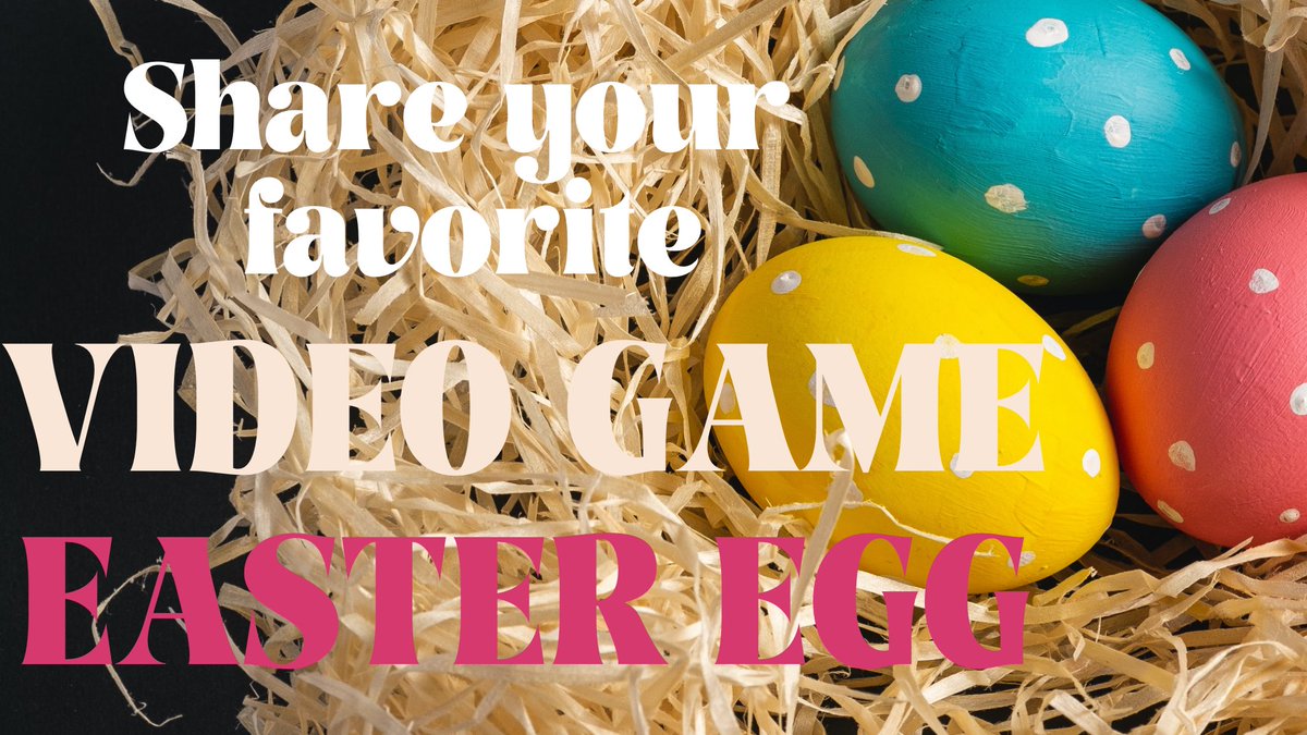 Whether you celebrate Easter or not, I think all gamers enjoy a good Easter Egg.  What’s you favorite #videogame #easteregg?  I’ll go first.  Bonus points for screenshots! #gamemusic #gameaudio #composer
