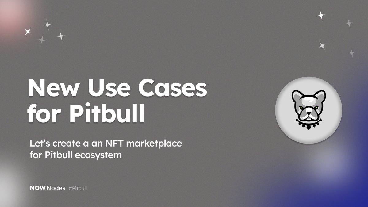 Let's expand Pitbull ecosystem and grow #Pitbull 🎉 

We continue our NOWDev series with a new task for you. Gonna keep #BUIDLing and try something new 👀

Let's create an NFT Marketplace on $PIT and connect to <a href="/BscPitbull/">Pitbull Token</a> ecosystem: bit.ly/3nKalVy

Dive into our 🧵