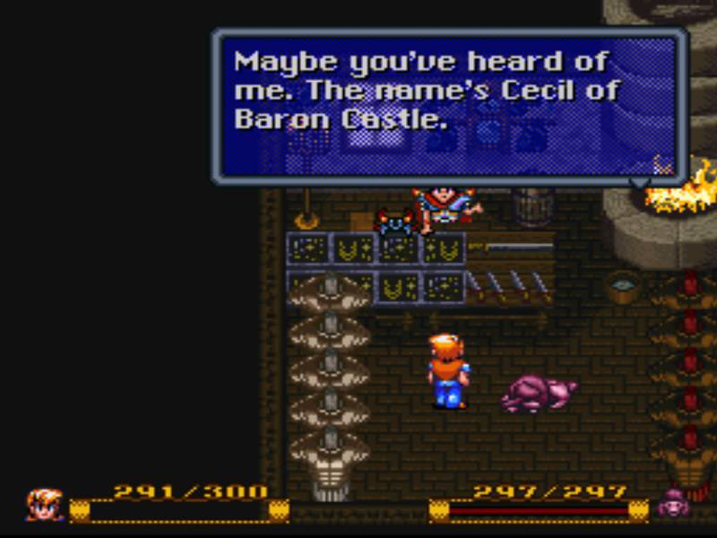Finding Paladin Cecil running a weapons shop in #secretofevermore blew my mind as a kid. #finalfantasy4 #finalfantasyiv #finalfantasy