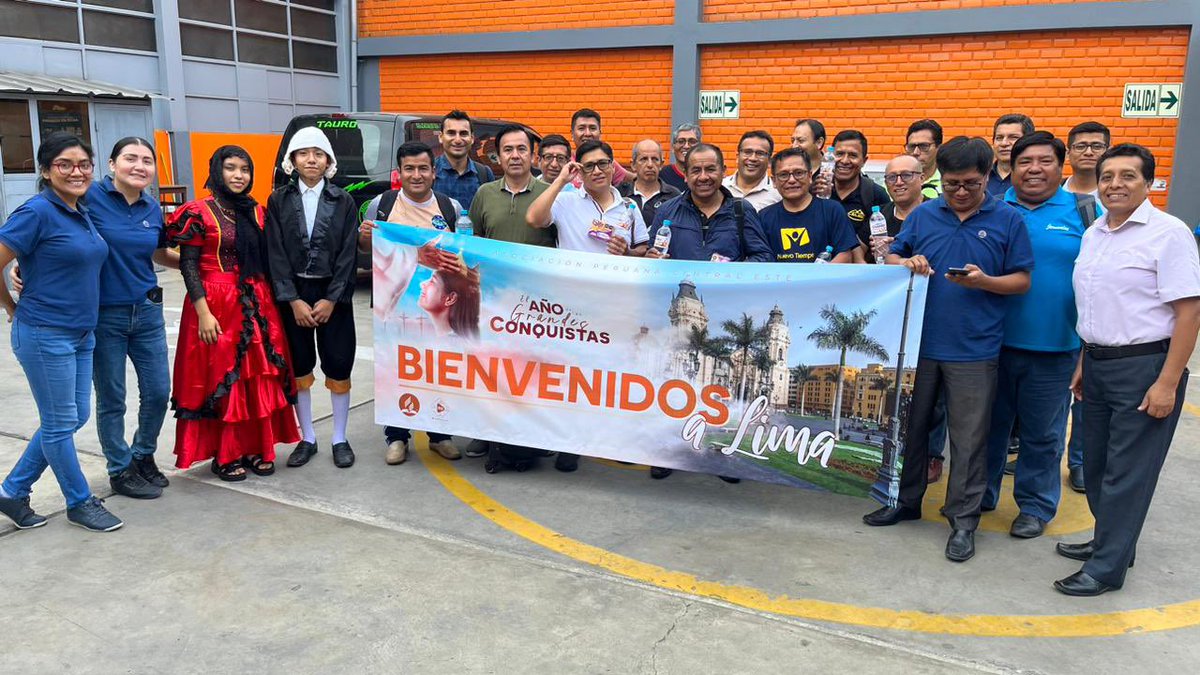 AdventistasAPCE's tweet photo. 📍ANoP: 25 pastores llegaron de la @AdventistasANoP a nuestro campo misionero, para esta semana de evangelismo en el #AñoDeLasGrandesConquistas 
Bienvenidos a nuestro campo misionero 🤗 
#RID 
#EnfasisMisioneros https://t.co/rAfceSheXF