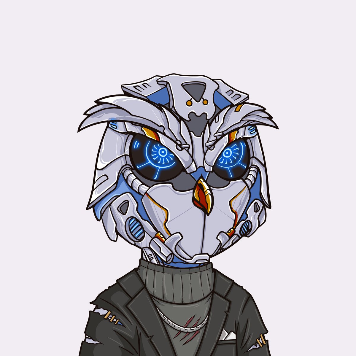 Nicklaus412's tweet photo. I guess I never showed off my mecha @ElixirNFT so here he is. Rank 101 https://t.co/XRRXfTDhzo
