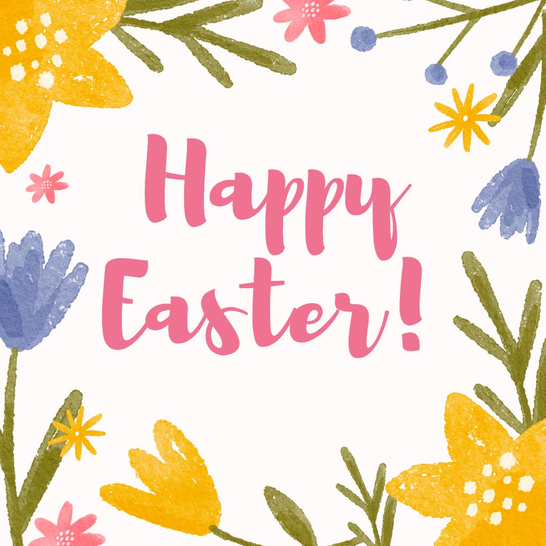 Wishing you all a blessed and joyful Easter Sunday! 🙏🏼🐰🥚

Happy Easter, from our team to yours! 🌷🐣🙏🏼