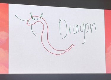 rebeckypatricia's tweet photo. YES BECKY!!! THAT IS A DRAGON YOU ARE RIGHT, NO ONE WILL ARGUE 😌

#beckysangels 
#FREENBECKYinMACAU https://t.co/KyrPahsF5k