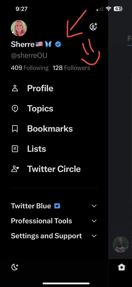 sherreOU's tweet image. Thank You @elonmusk! Even this nobody Okie girl gotta blue check mark! ☑️💙
#transparencyforall #Twitter #Twittercircle #makeTwitternumberone #GodBlessAmerica