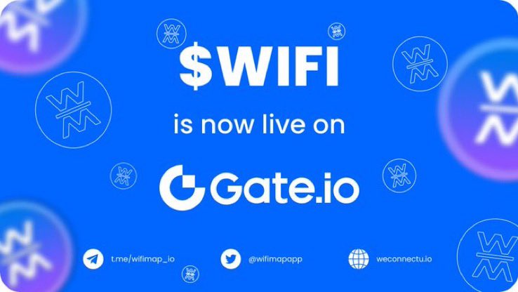 degenlifer's tweet photo. 🚨 AMAZING NEWS 🚀  The $WIFI token is officially listed on the top exchange, @gate_io!  With @wifimapapp
having more than 150 million users across 200+ countries and access to over 10 million public WiFi hotspots, this is a game-changer. 🚀 🚀 #crypto 

➡️ https://t.co/Q9j0VFJPmi