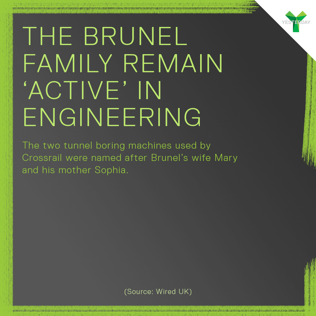 YesterdayTweets's tweet photo. The great Isambard Kingdom Brunel was born on this day in 1806 π
To celebrate, we're exploring some lesser-known facts about this iconic engineer.
What's your favourite Brunel creation?
#YesterdayChannel #Brunel #IsambardKingdomBrunel https://t.co/PA42dtWiEy