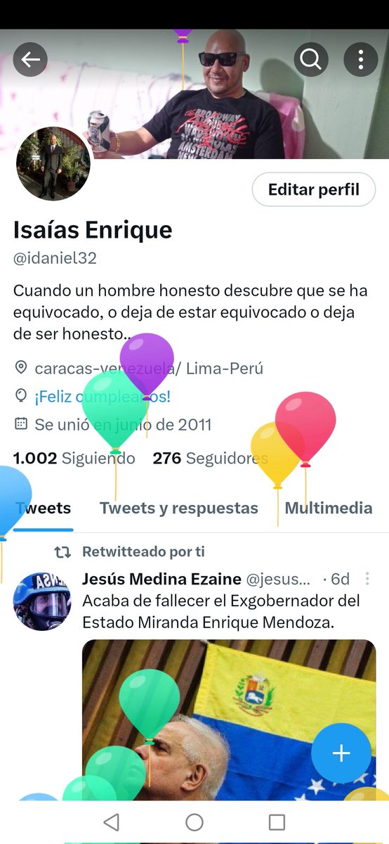 idaniel32's tweet photo. Gracias a Dios por permitirme cumplir un año más de vida!!! 🎉🎉🍻🍻🍻 https://t.co/MHwMzXqqWz