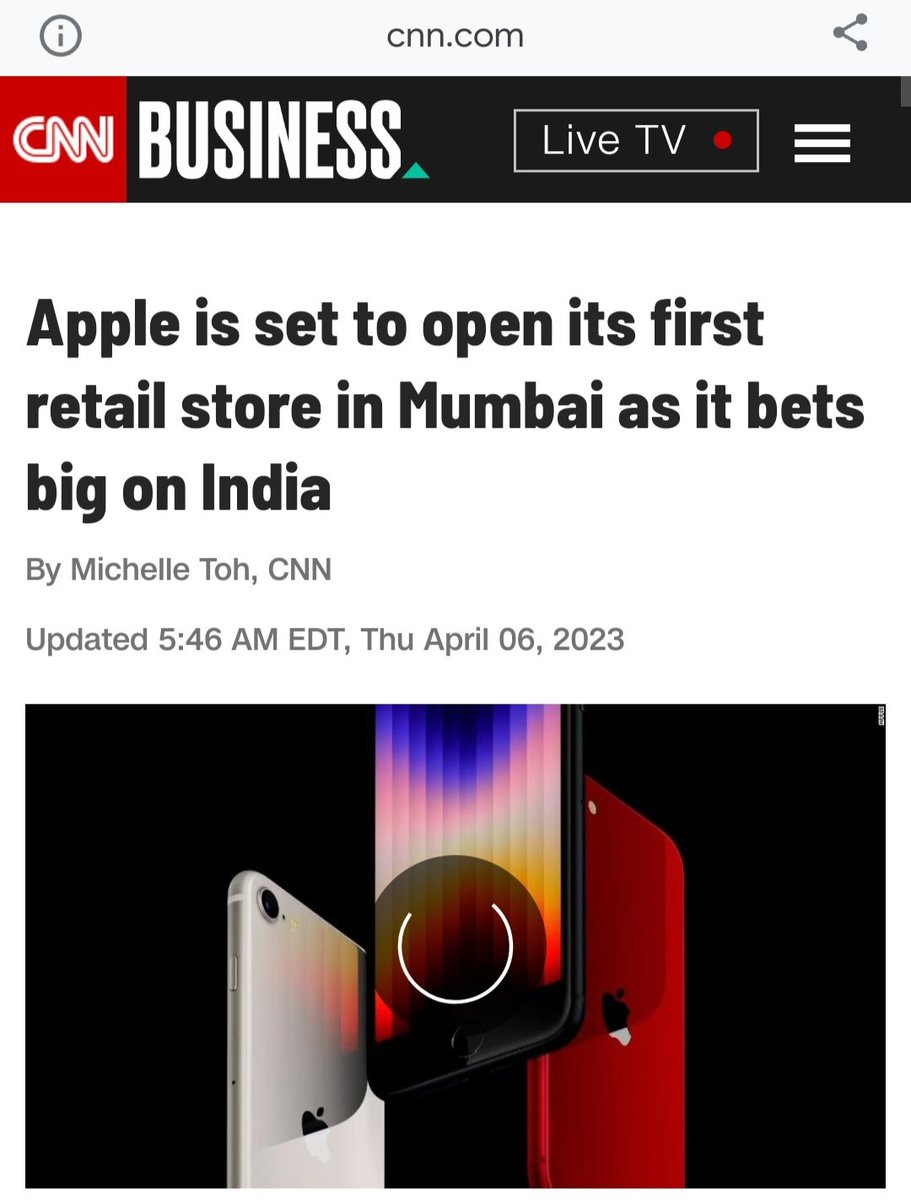 Usamach189's tweet photo. Apple Inc. is all set to open its first retail store in India.
Pr hamy kya, humny to halal haram ki behes karni hy na❤️ https://t.co/uZQJqJurOJ