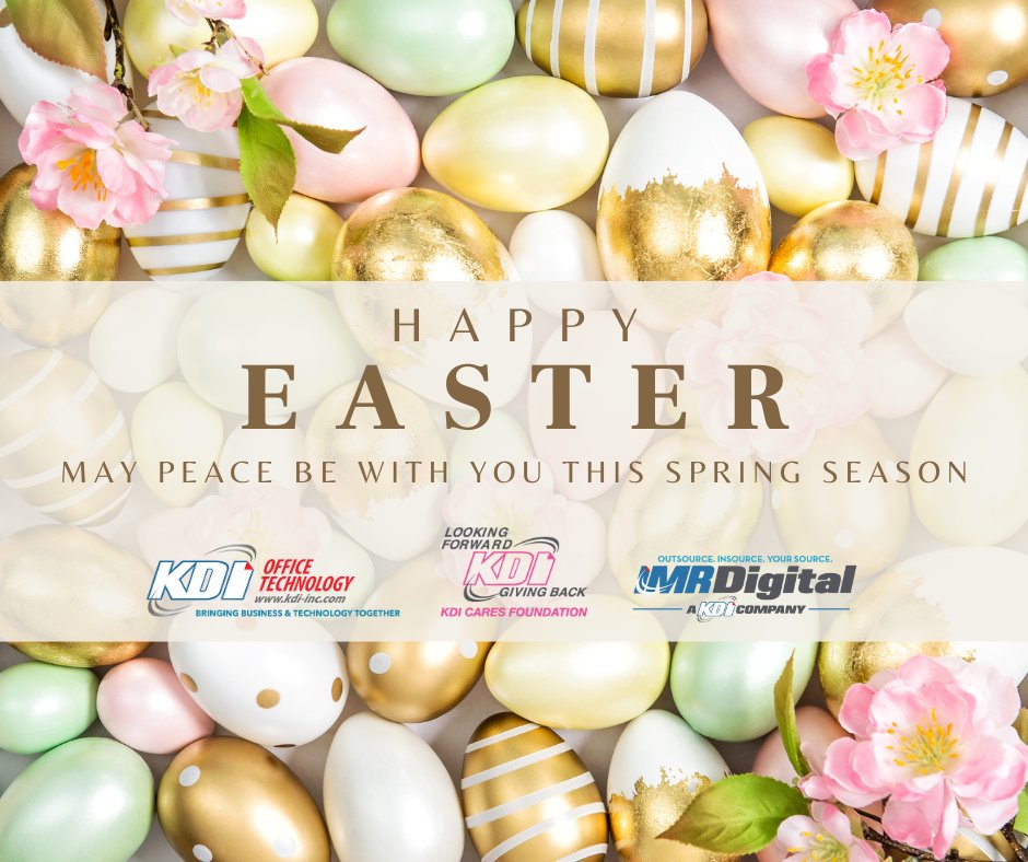 Warm holiday wishes from the KDI Family to yours. Happy Easter!