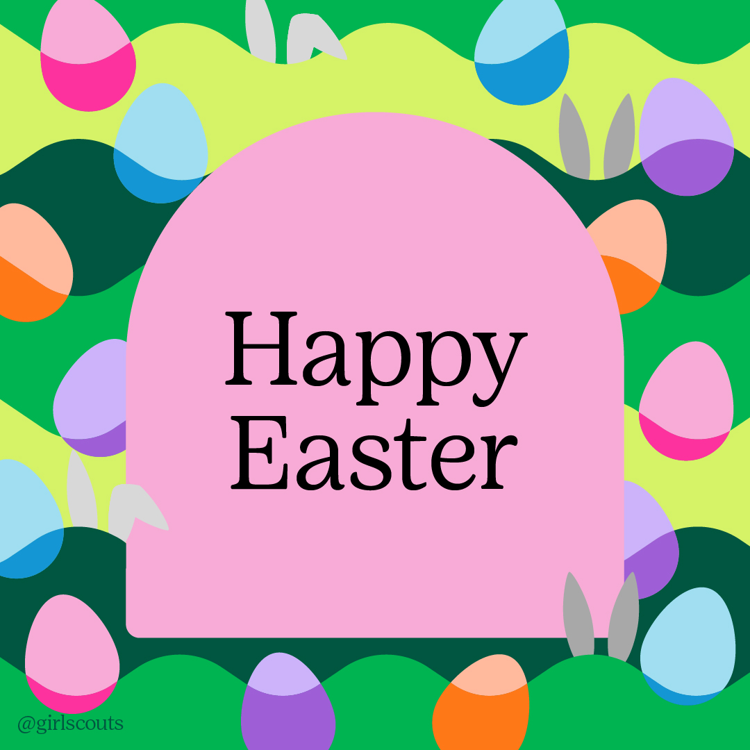 Girl Scouts on Twitter "Hopping on Twitter to wish an eggstra special