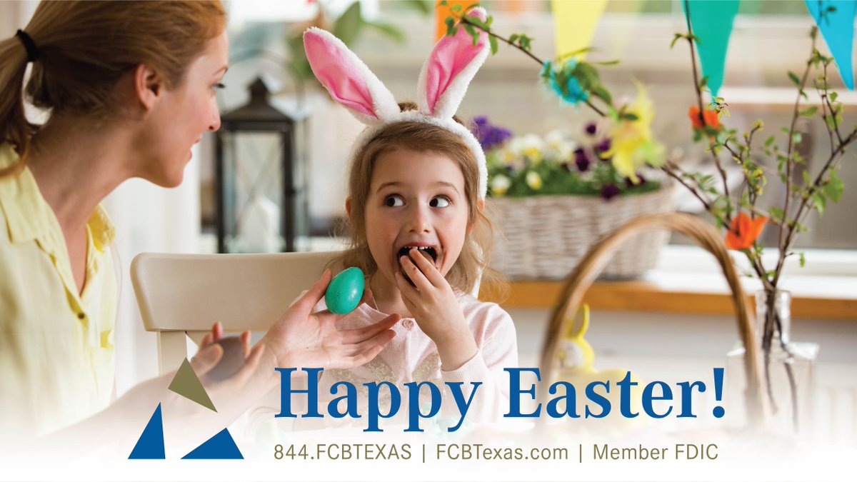 FirstCapBankTx's tweet image. Happy Easter! 🐰 🐣 Our TellerConnect services will be closed today but we're egg-cited to serve you during regular business hours tomorrow, April 10!