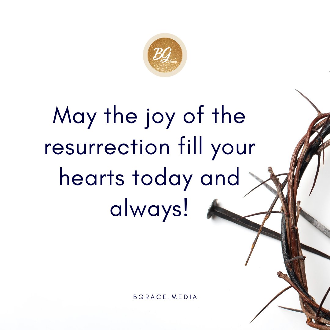 Happy Easter everyone! May the joy of the resurrection fill your hearts today and always!

#BGrace #blackownedbusiness
#Marketingfirm
#PublicRelations
#BGM
#AACE
#Birmingham